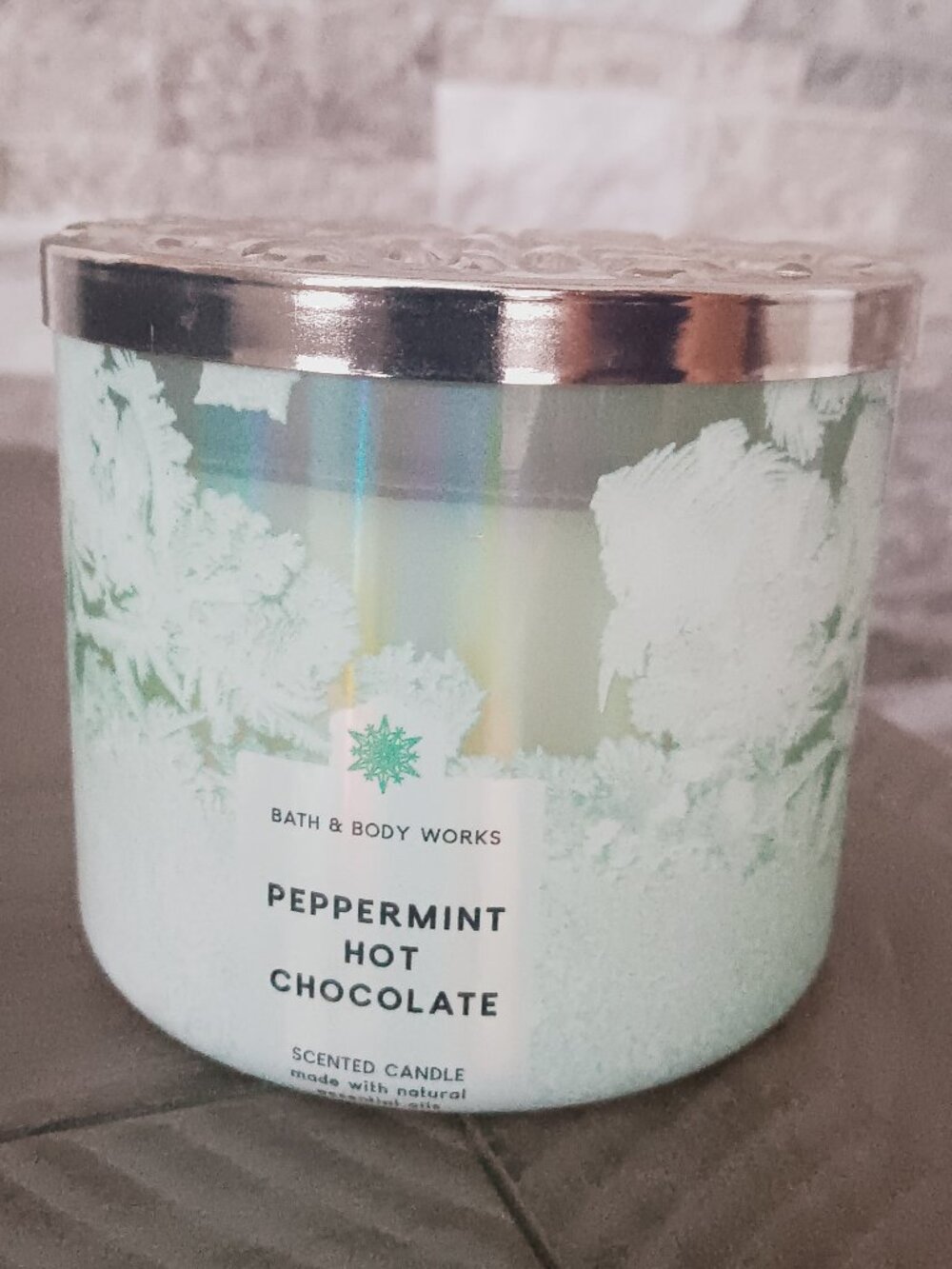 Bath & Body Works Peppermint Hot Chocolate Candle